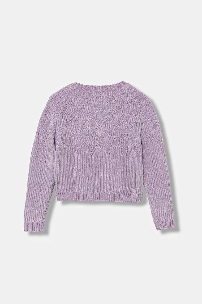 Свитер United Colors of Benetton цвет фиолетовый 16CLG1010