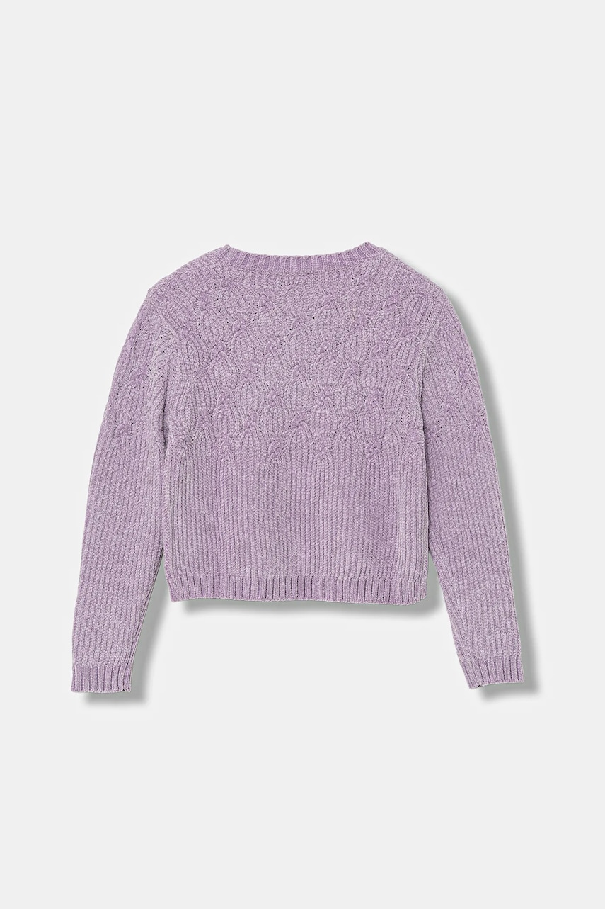 Свитер United Colors of Benetton цвет фиолетовый 16CLG1010 Свитер United Colors of Benetton цвет фиолетовый 16CLG1010