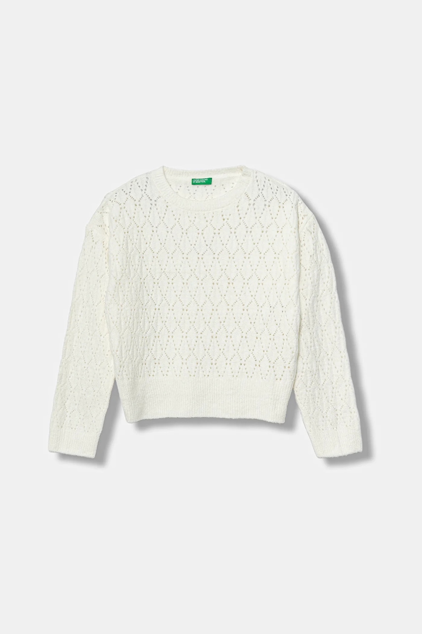 United Colors of Benetton pulover copii culoarea bej, light, 1RG7C109A