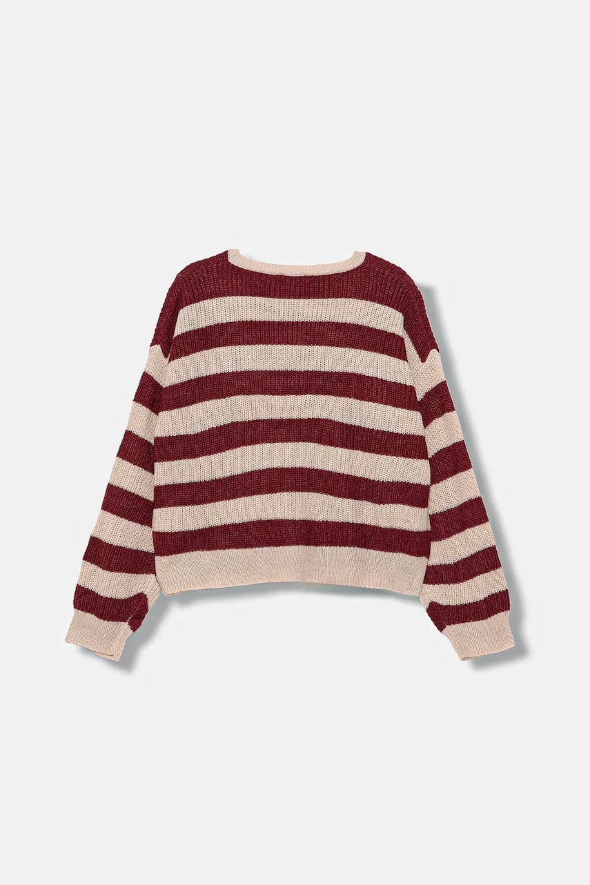Детский свитер United Colors of Benetton цвет бордовый 1Z8SQ108X Детский свитер United Colors of Benetton цвет бордовый 1Z8SQ108X