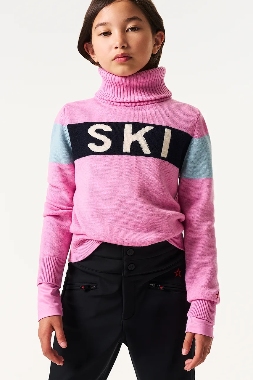 Perfect Moment pulover de lână pentru copii Ski Turtle Sweater ii