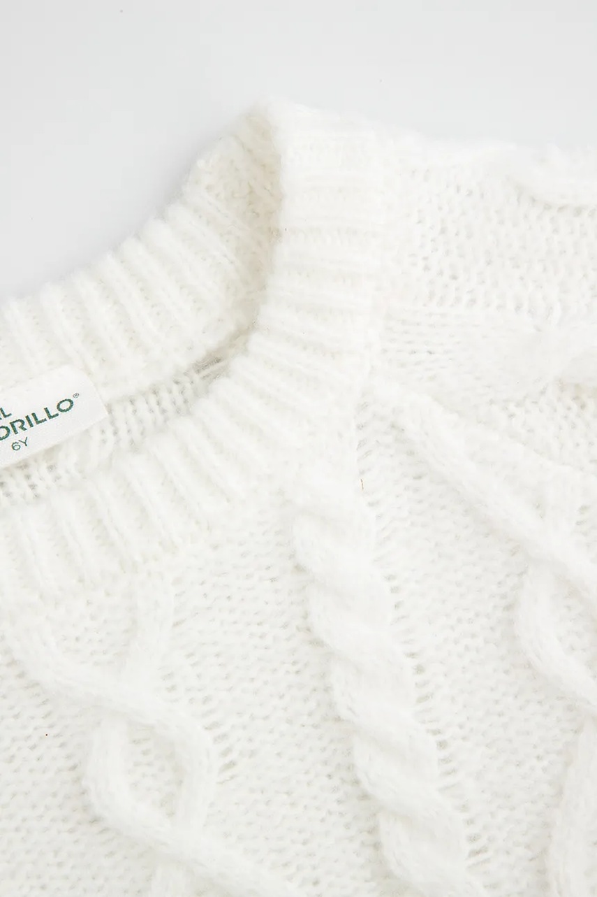 Dětský svetr s příměsí vlny Coccodrillo (obrázek 4)