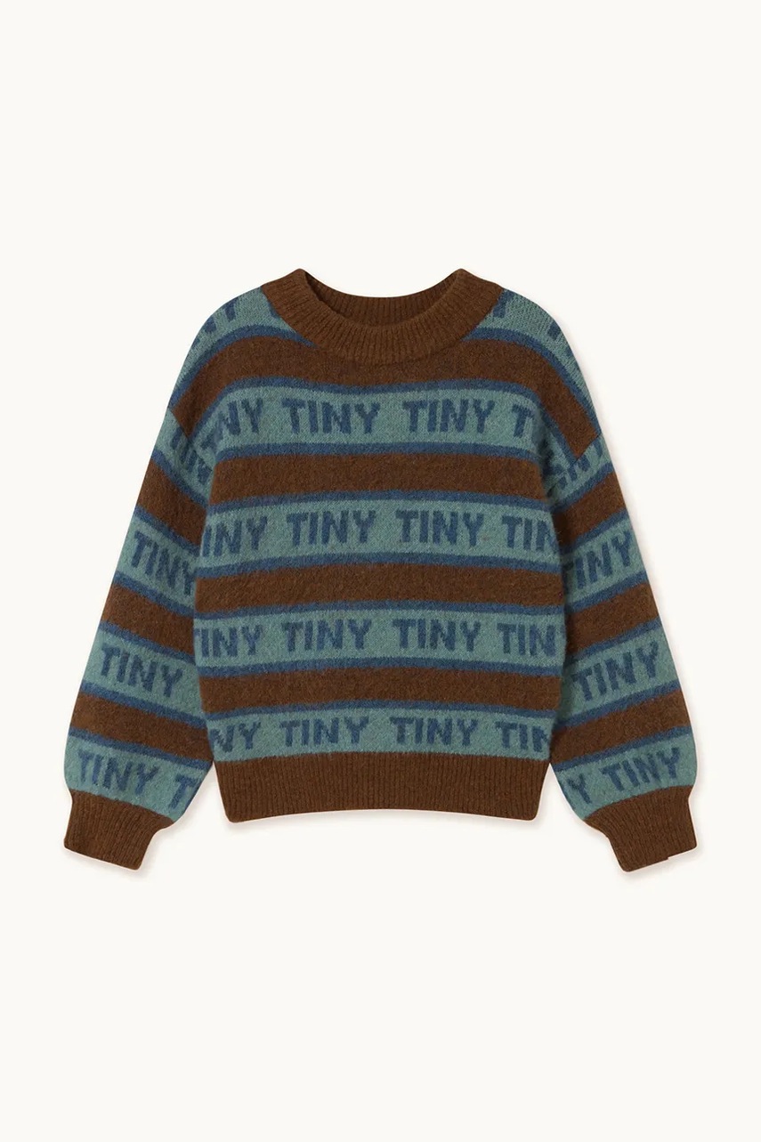 Детский свитер Tinycottons TINY SWEATER цвет коричневый AW25-122 Детский свитер Tinycottons TINY SWEATER цвет коричневый AW25-122