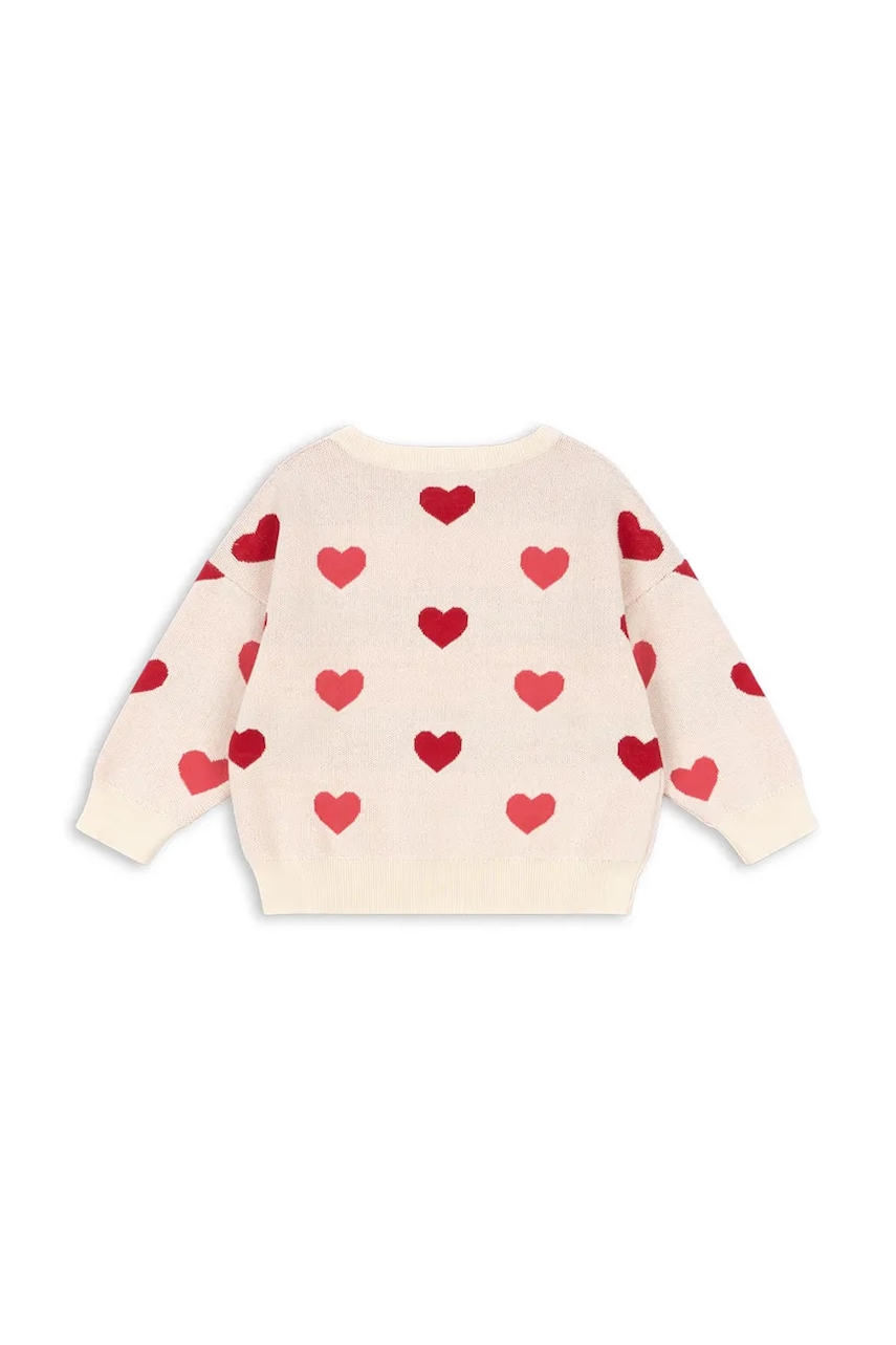 Детский хлопковый свитер Konges Sløjd LAPIS KNIT SWEATER GOTS цвет бежевый KS103856 Детский хлопковый свитер Konges Sløjd LAPIS KNIT SWEATER GOTS цвет бежевый KS103856