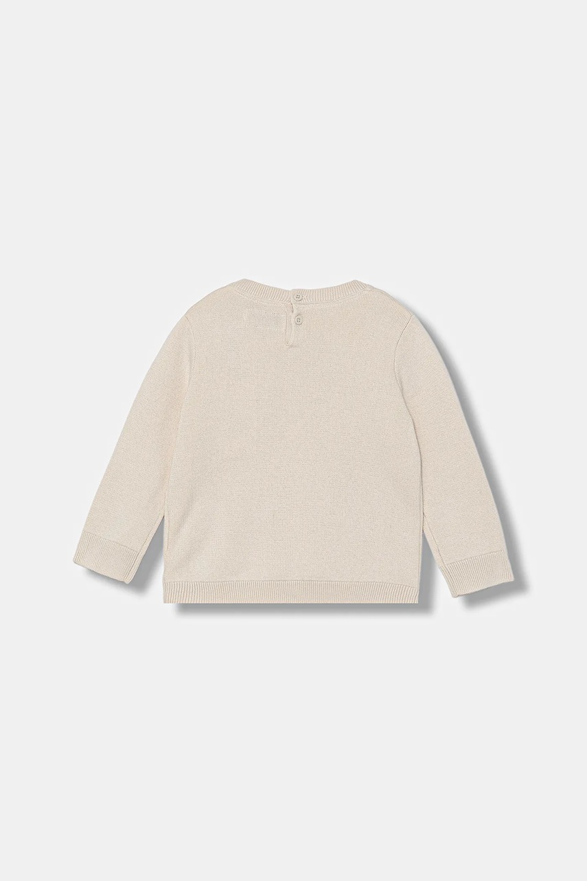 Свитер для младенцев Calvin Klein Jeans цвет бежевый IN0IN00234 Свитер для младенцев Calvin Klein Jeans цвет бежевый IN0IN00234