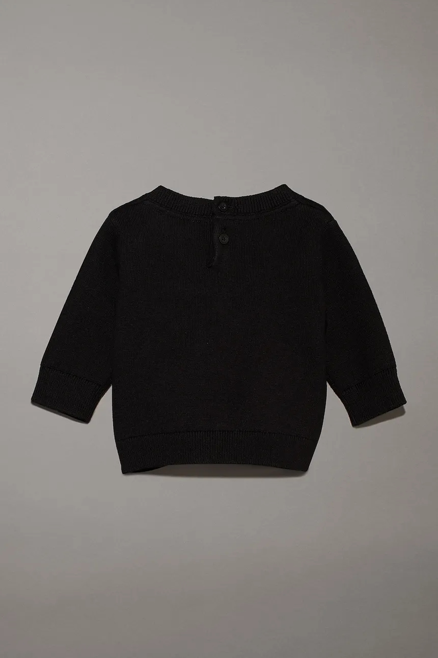 Свитер для младенцев Calvin Klein Jeans цвет чёрный IN0IN00234 Свитер для младенцев Calvin Klein Jeans цвет чёрный IN0IN00234