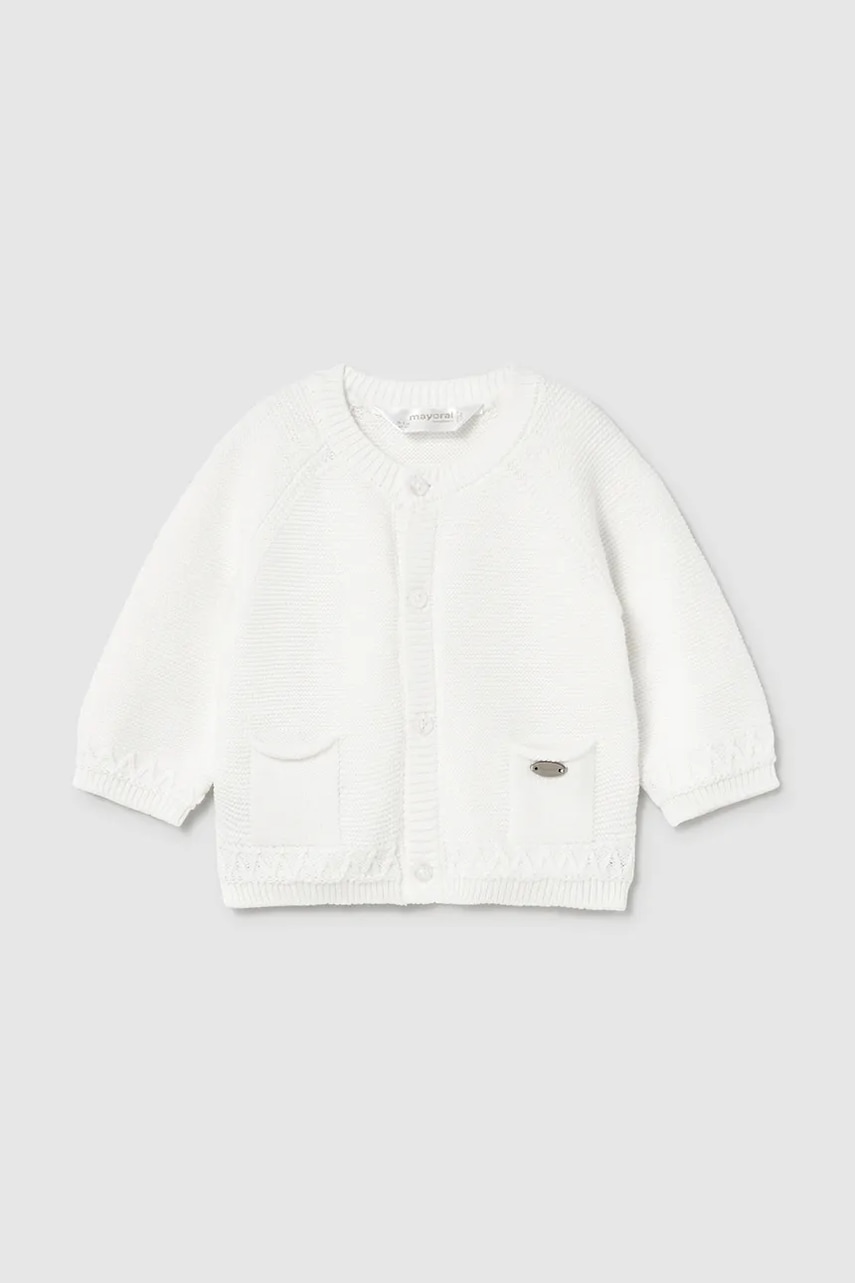 Mayoral Newborn pulover bebe culoarea bej, light, 2337