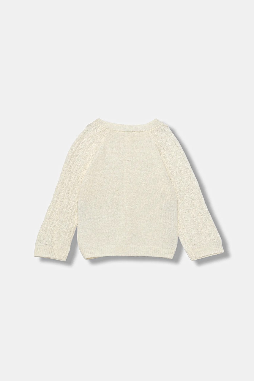 Кардиган для младенцев United Colors of Benetton цвет бежевый лёгкий 106WA5012 Кардиган для младенцев United Colors of Benetton цвет бежевый лёгкий 106WA5012