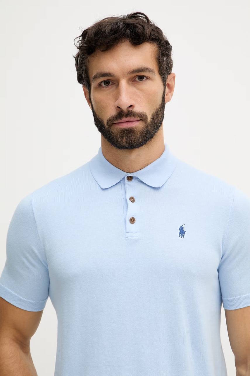Polo Ralph Lauren sveter s krátkym rukávom pánsky bavlnený