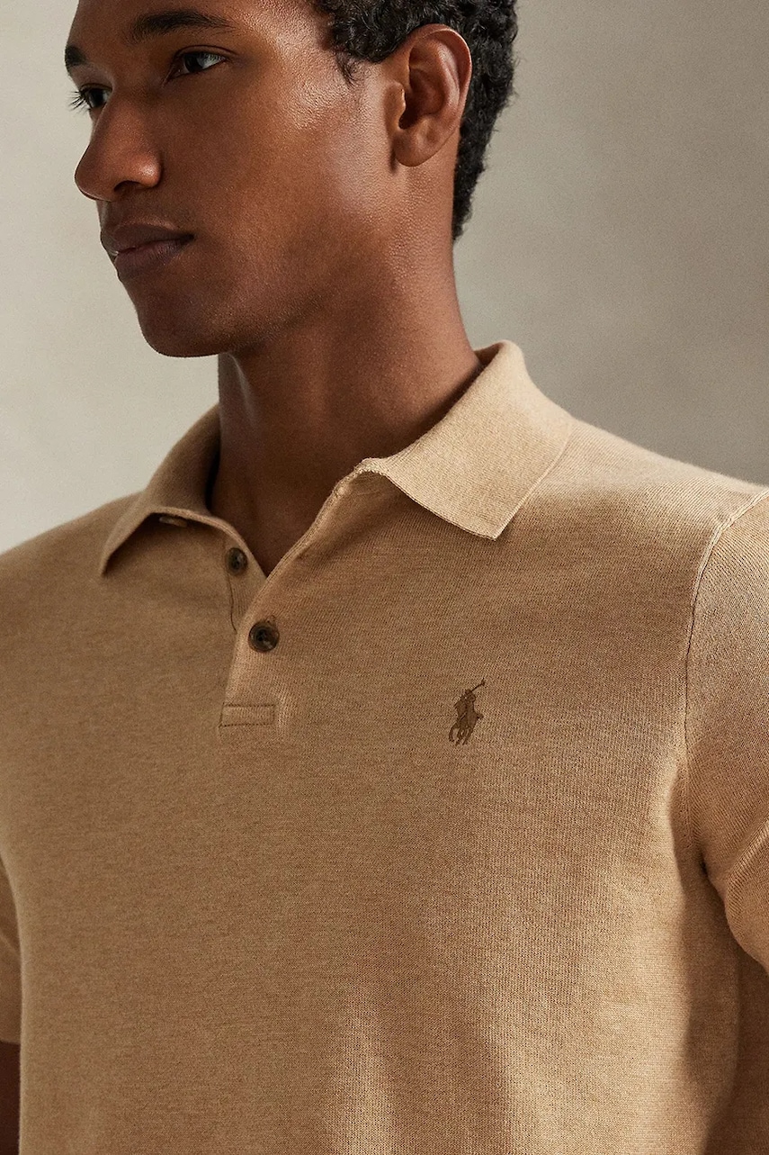 Polo Ralph Lauren sveter s krátkym rukávom pánsky bavlnený