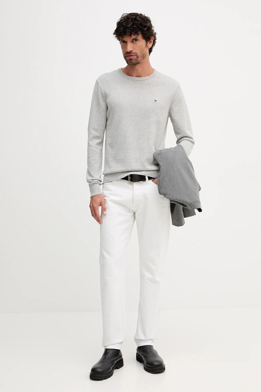 Хлопковый свитер Tommy Hilfiger лёгкий MW0MW39999