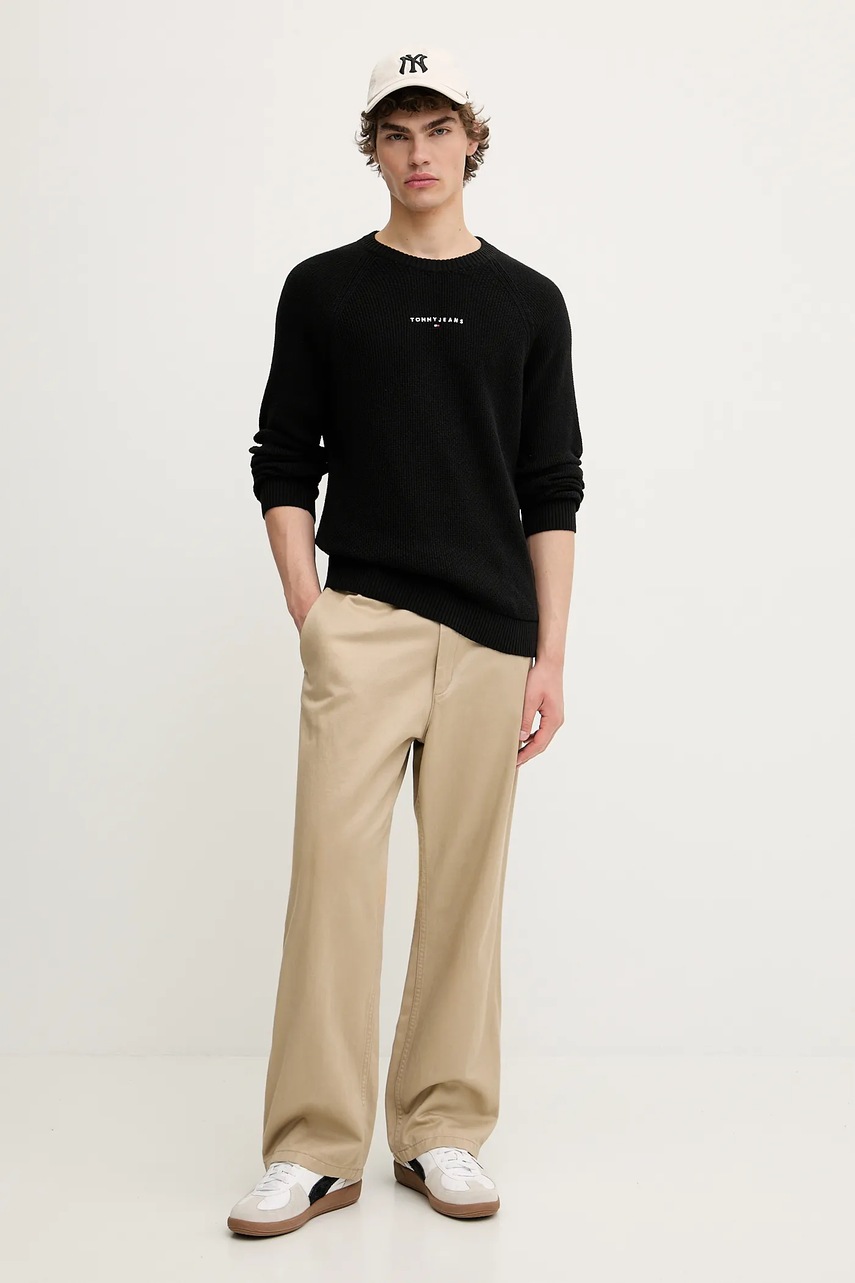 Свитер Tommy Jeans цвет чёрный  DM0DM21655 Свитер Tommy Jeans цвет чёрный  DM0DM21655