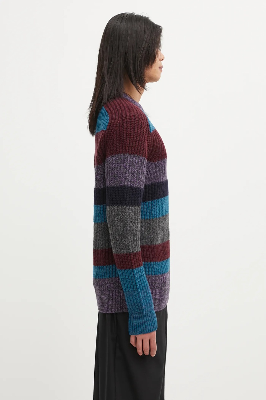 Barbour sweter wełniany x Paul Smith Multi Striped Crew (zdjęcie 4)