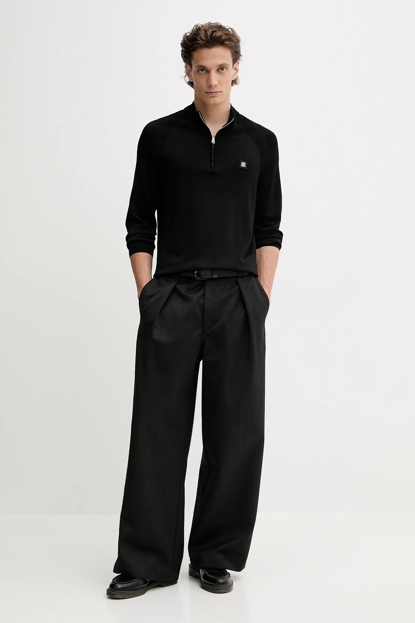 Свитер HUGO цвет чёрный лёгкий 50543786