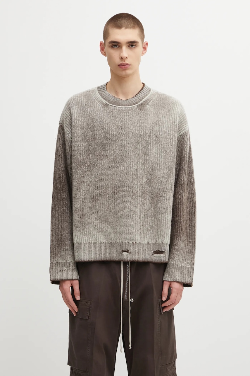 Represent sweter dwustronny wełniany Reversible Fade Out
