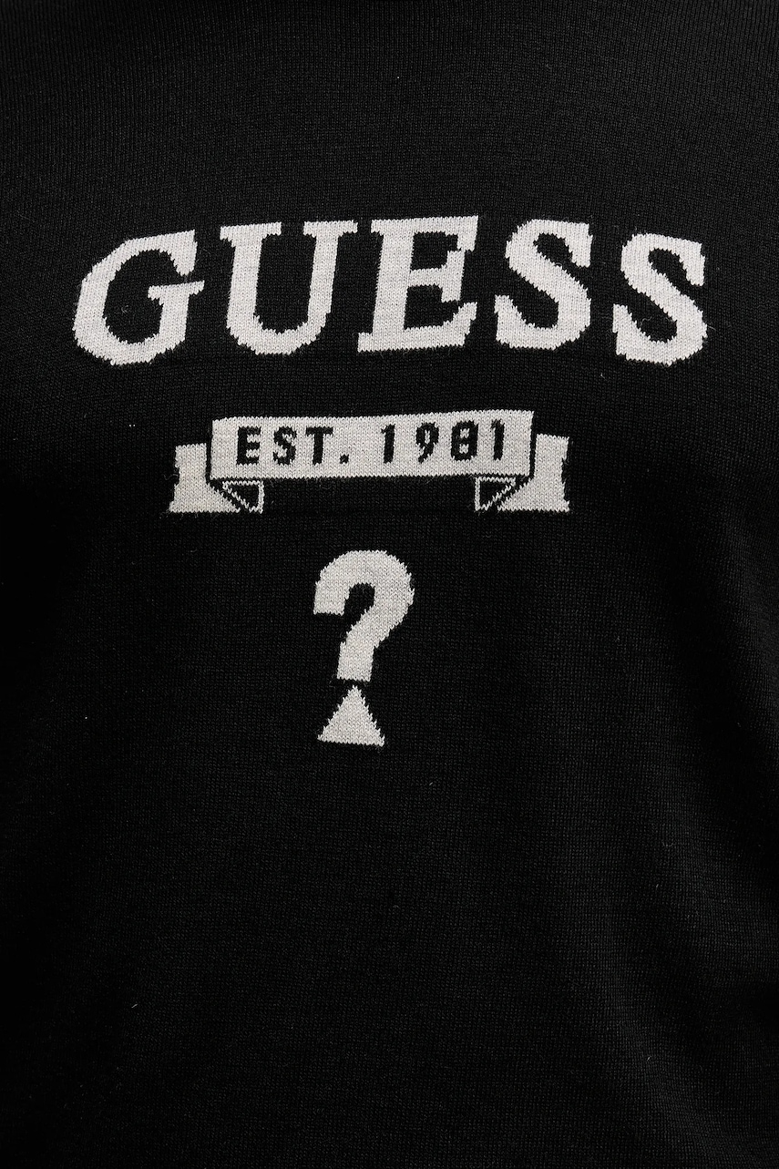 Sveter s prímesou hodvábu Guess HAMMOND