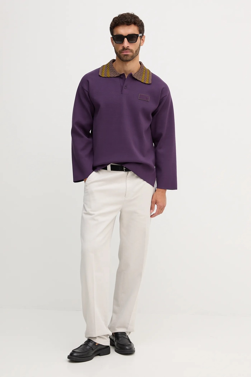 Свитер EA7 Emporio Armani цвет фиолетовый  AF18425.7X000387