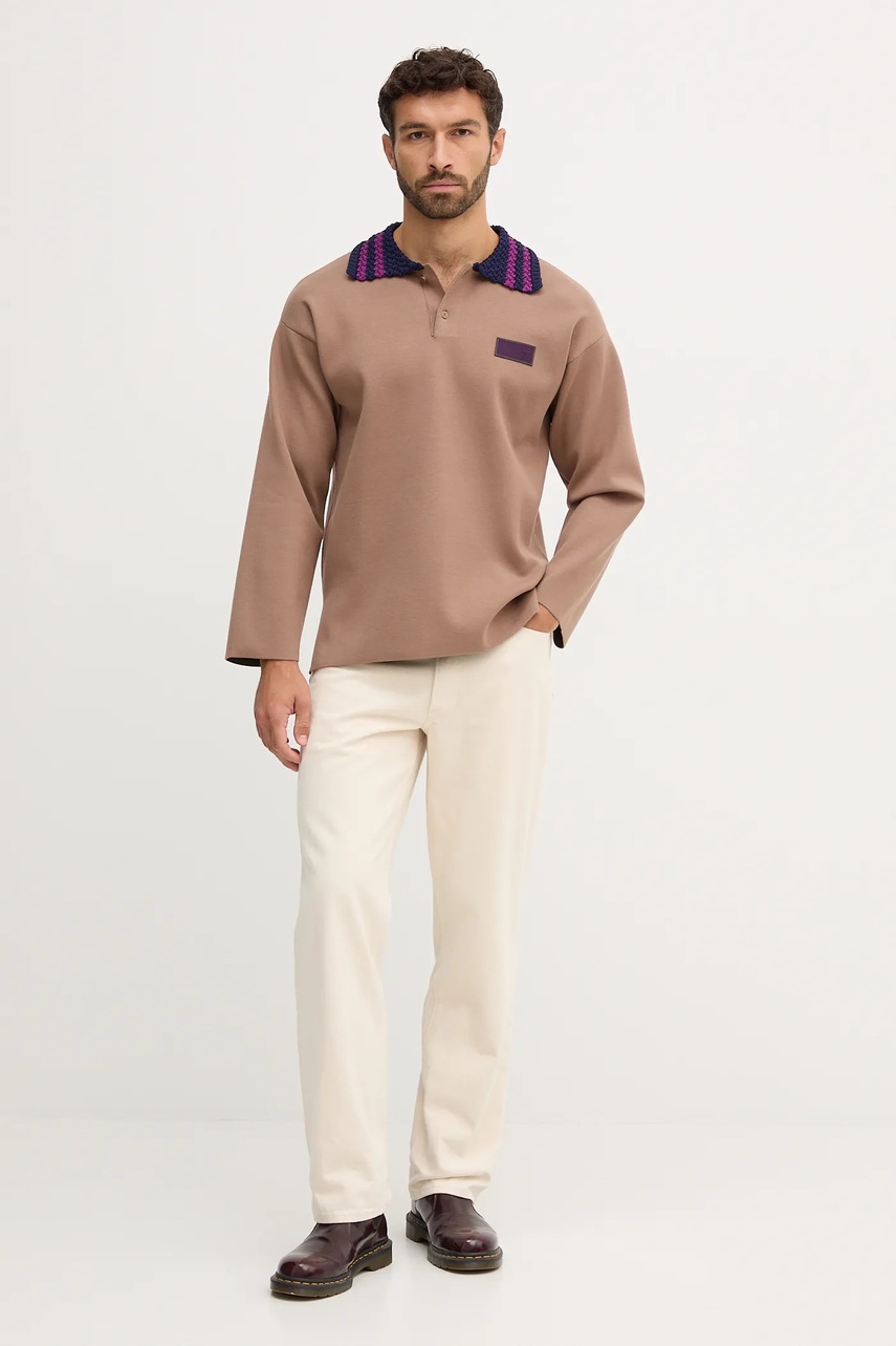 Свитер EA7 Emporio Armani цвет коричневый  AF18425.7X000387