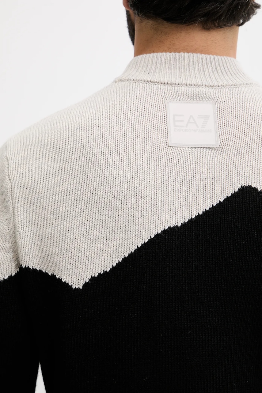 Sveter s prímesou vlny EA7 Emporio Armani