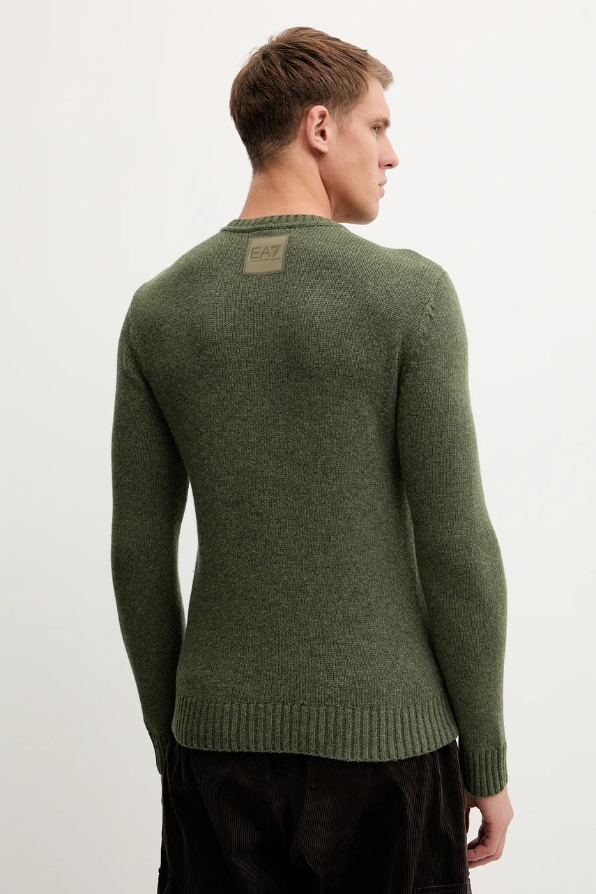 Svetr z vlněné směsi EA7 Emporio Armani (obrázek 3)