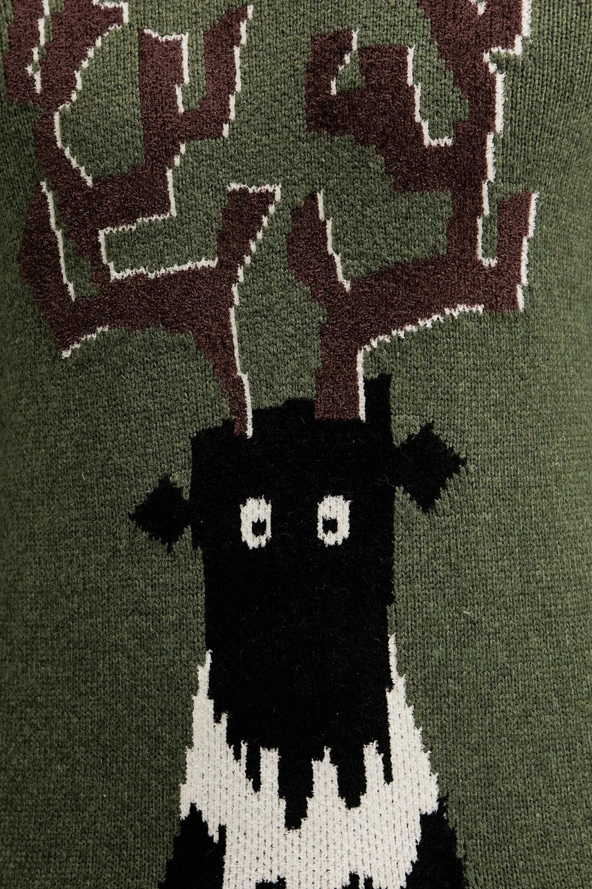 Svetr z vlněné směsi EA7 Emporio Armani (obrázek 5)