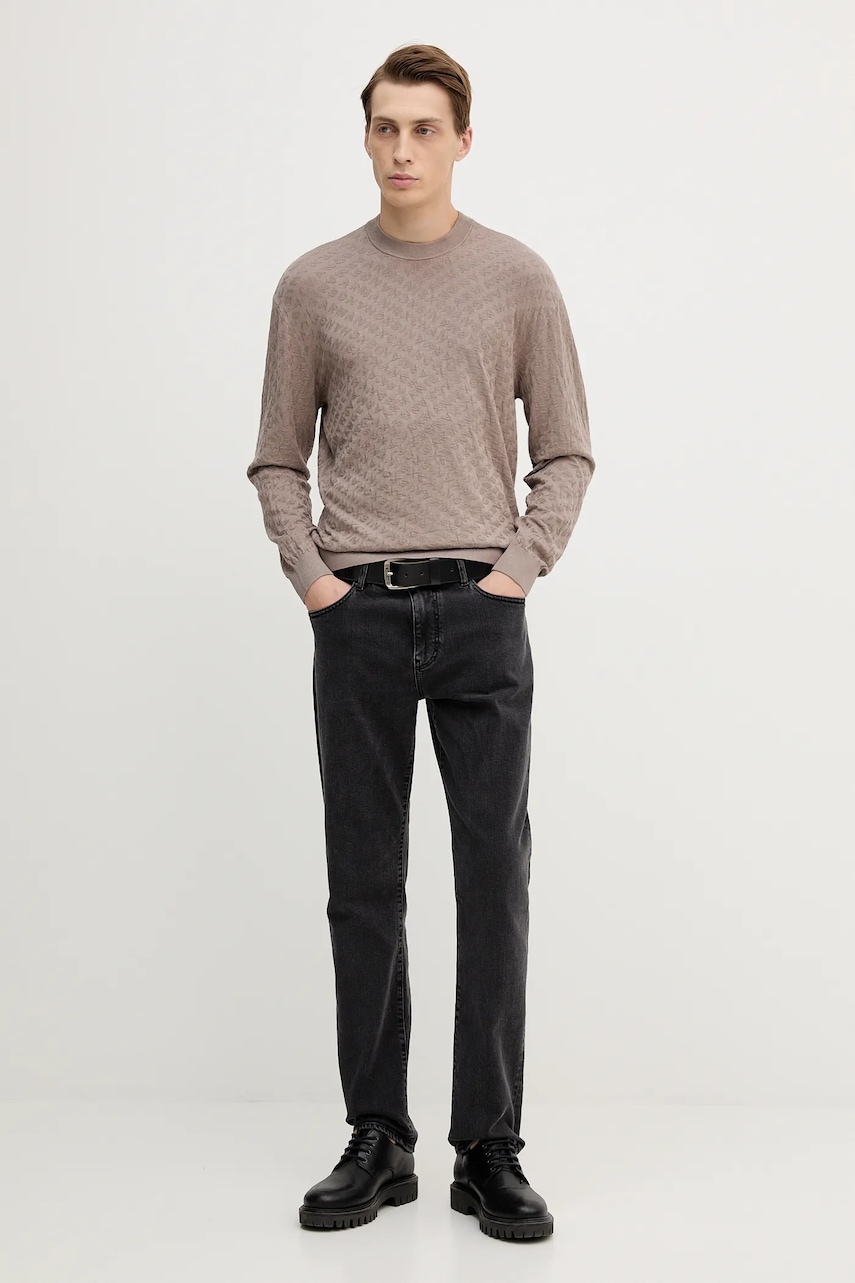Свитер Armani Exchange цвет коричневый лёгкий XM001316 AF10454 Свитер Armani Exchange цвет коричневый лёгкий XM001316 AF10454