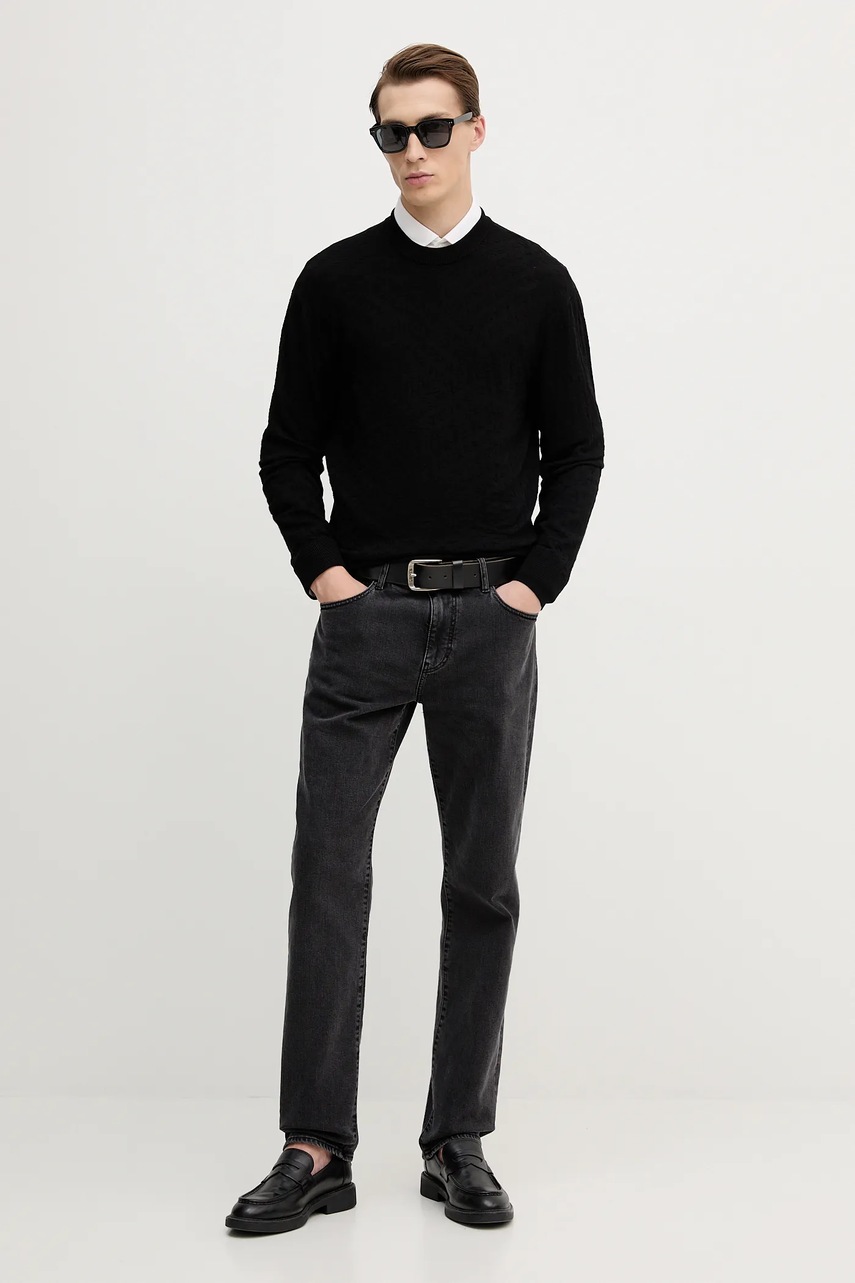 Свитер Armani Exchange цвет чёрный лёгкий XM001316 AF10454 Свитер Armani Exchange цвет чёрный лёгкий XM001316 AF10454