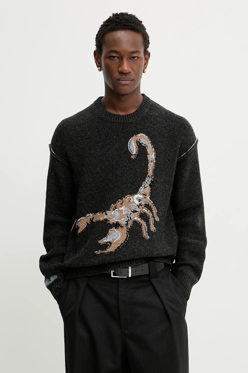 ZADIG&VOLTAIRE pulover de lână culoarea gri, KMSW01781