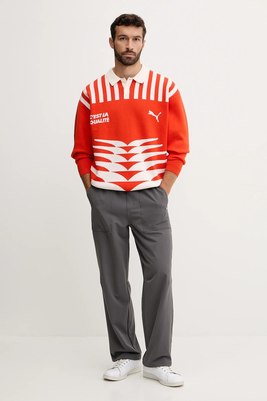 Свитер Puma цвет оранжевый лёгкий 632512 Свитер Puma цвет оранжевый лёгкий 632512