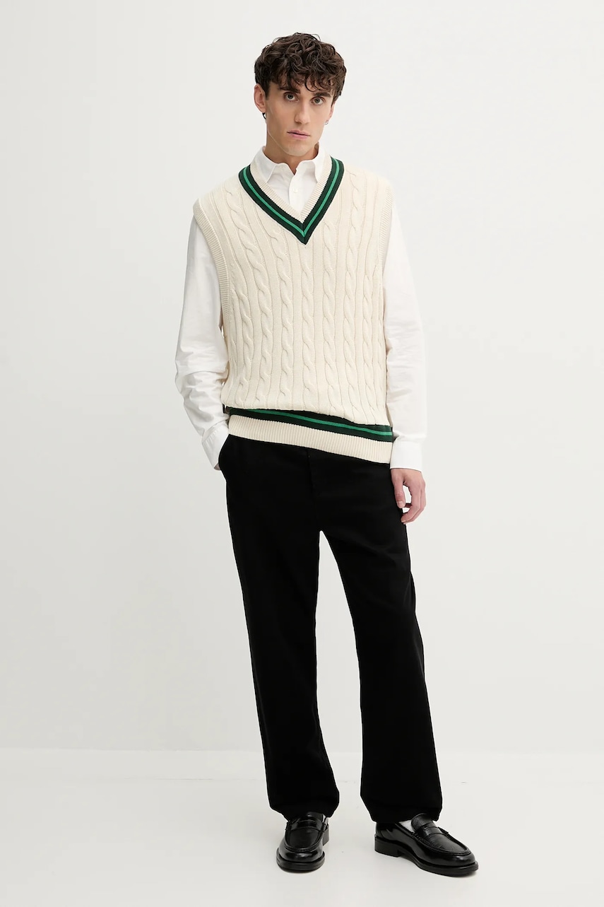 Bavlněná vesta Abercrombie & Fitch