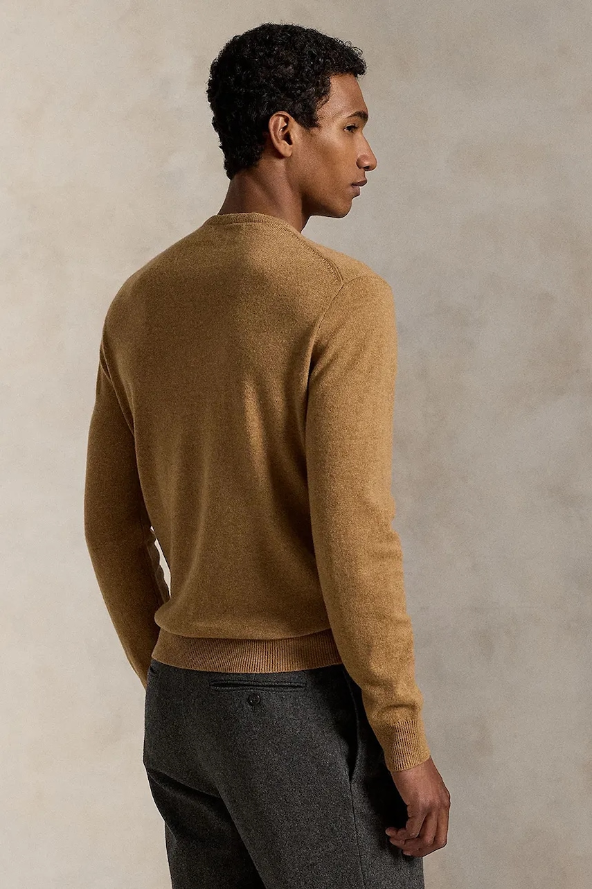 Шерстяной свитер Polo Ralph Lauren цвет жёлтый 710974148 Шерстяной свитер Polo Ralph Lauren цвет жёлтый 710974148