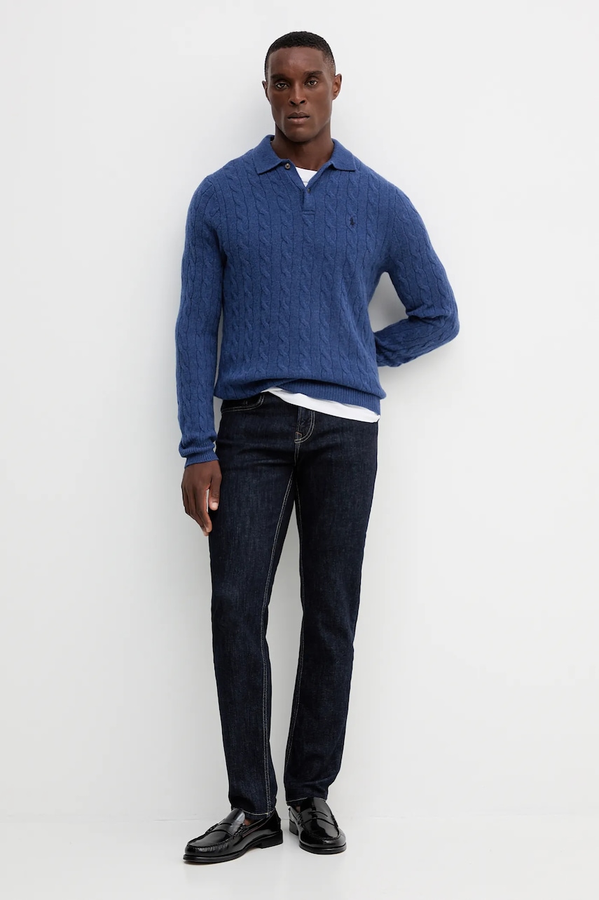 Шерстяной свитер Polo Ralph Lauren лёгкий 710974165 Шерстяной свитер Polo Ralph Lauren лёгкий 710974165