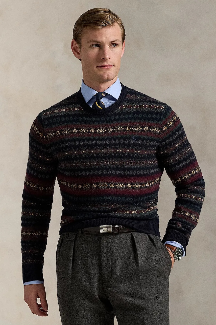 Levně Vlněný svetr Polo Ralph Lauren pánský, více barev, 710981615