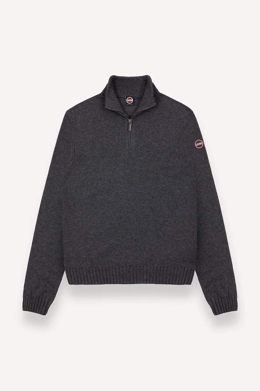 Colmar pulover de lână culoarea gri, cu turtleneck, 4472.5YR