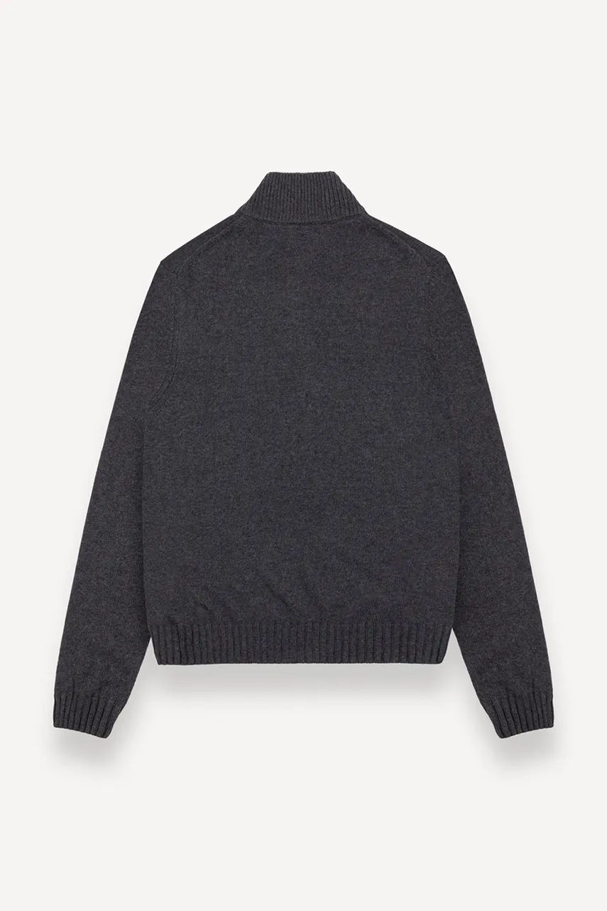 Свитер с шерстью Colmar цвет серый с полугольфом 4472.5YR