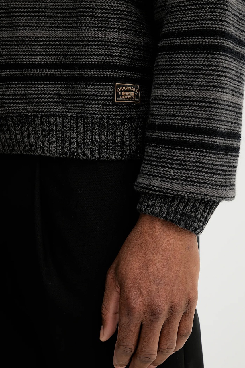 Πουλόβερ με προσθήκη μαλλιού Guess Originals φωτογραφία