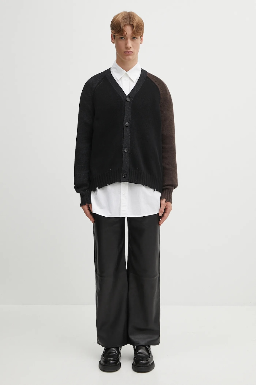 Vlněný kardigan MM6 Maison Margiela