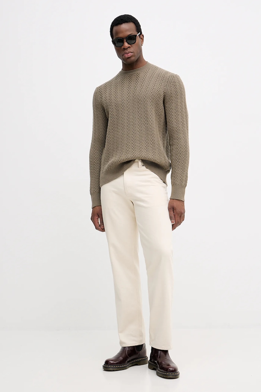 Vlněný svetr BOSS H-Hitalo