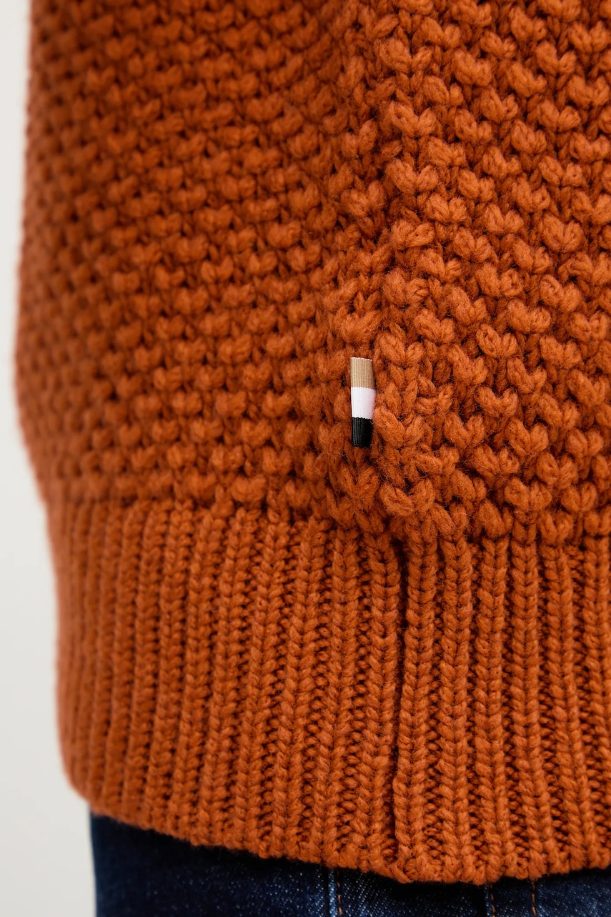 Vlněný svetr BOSS C-Heletto