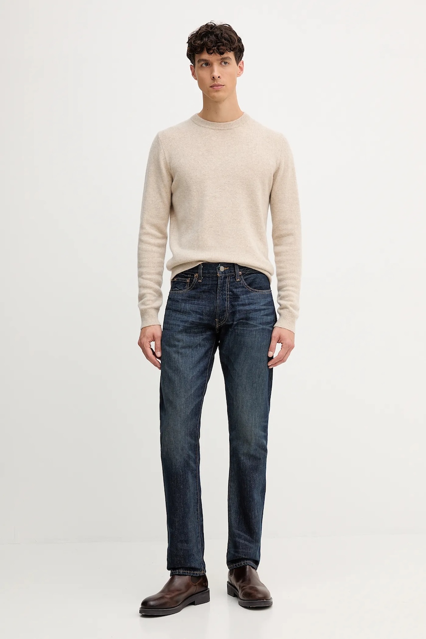 Кашемировый свитер Trussardi цвет бежевый лёгкий M0208000022N Кашемировый свитер Trussardi цвет бежевый лёгкий M0208000022N