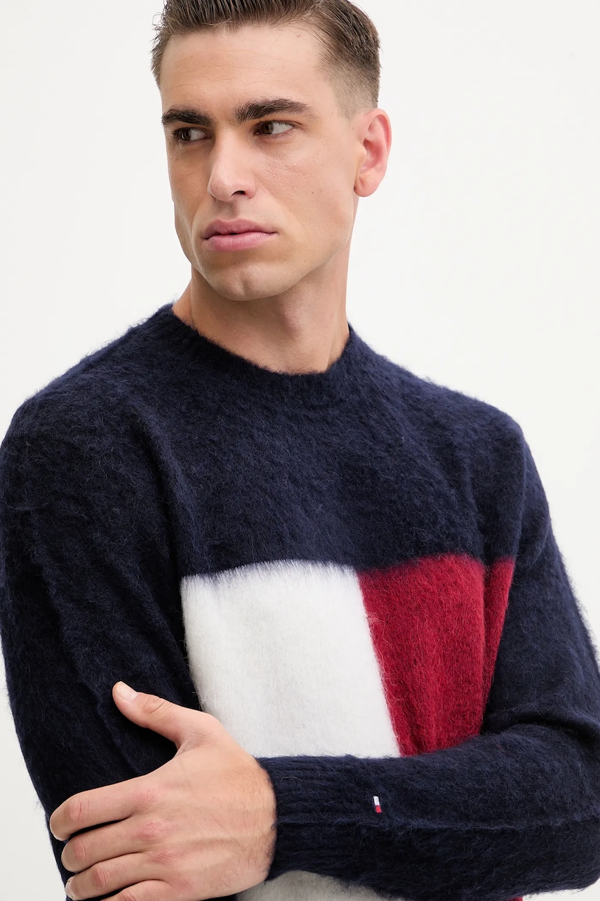 Sveter s prímesou vlny Tommy Hilfiger