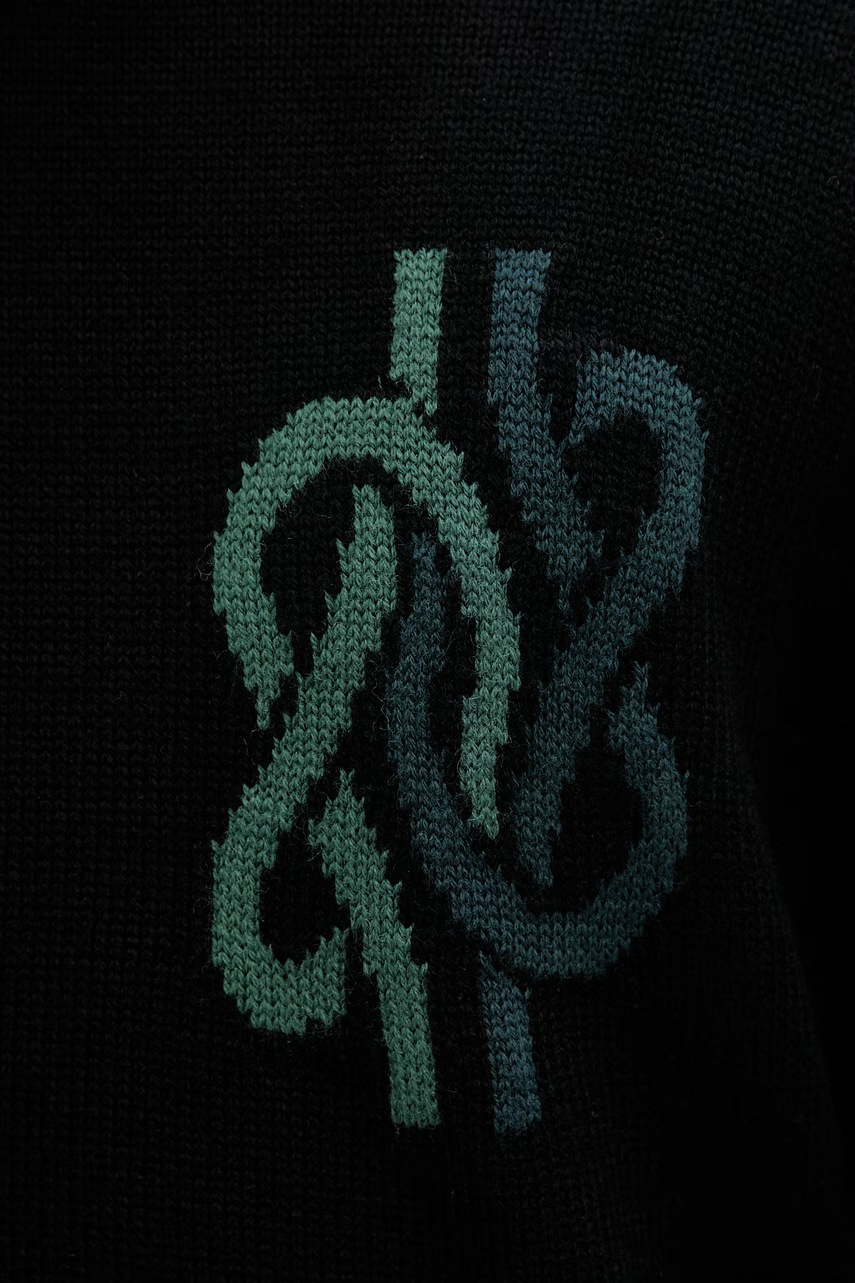 Filling Pieces sveter pánsky s vlnou Knit Sweater Knot
