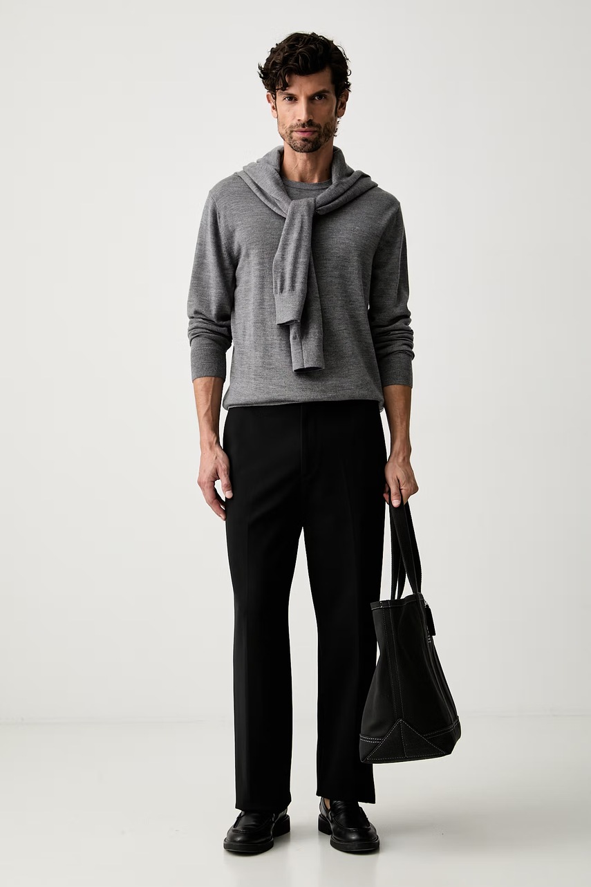 Calvin Klein svetr pánský vlněný (obrázek 2)