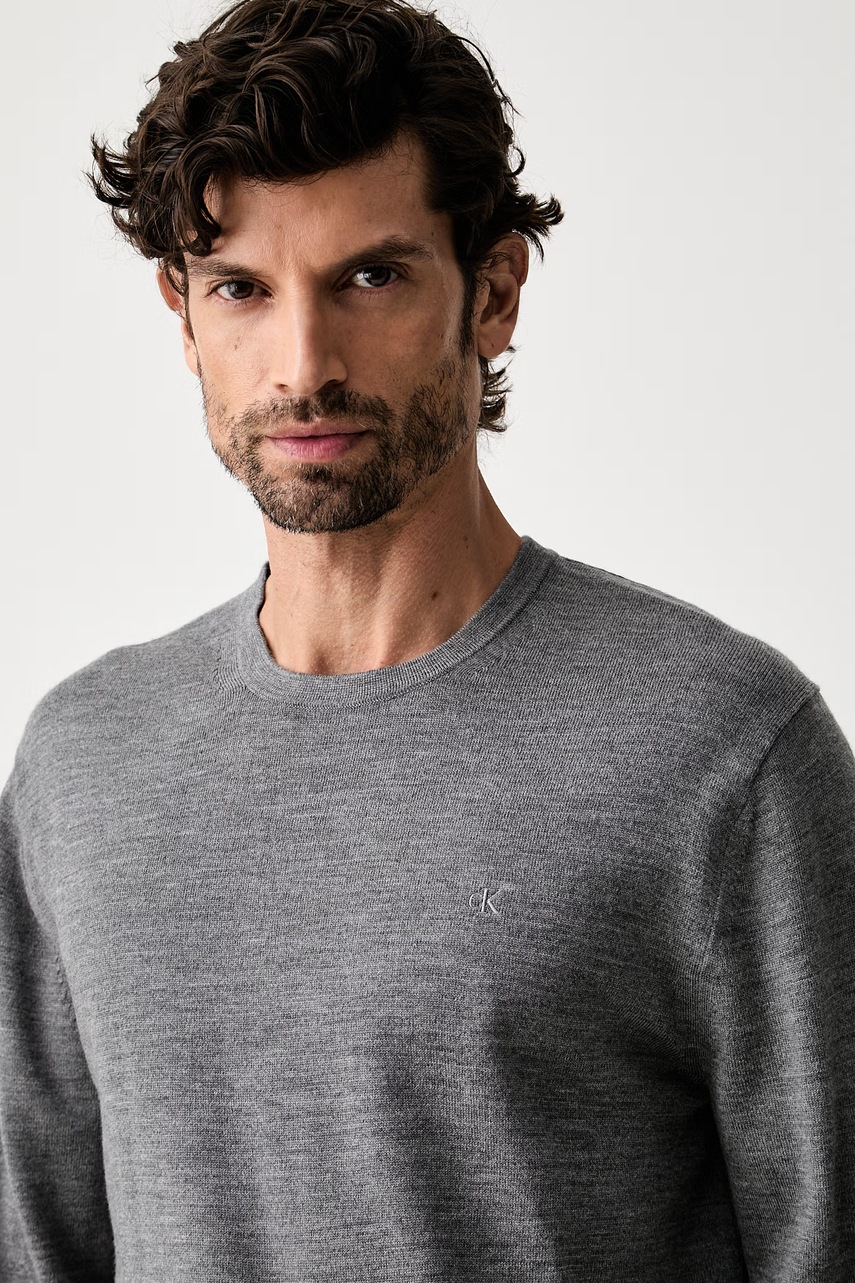 Calvin Klein svetr pánský vlněný (obrázek 4)