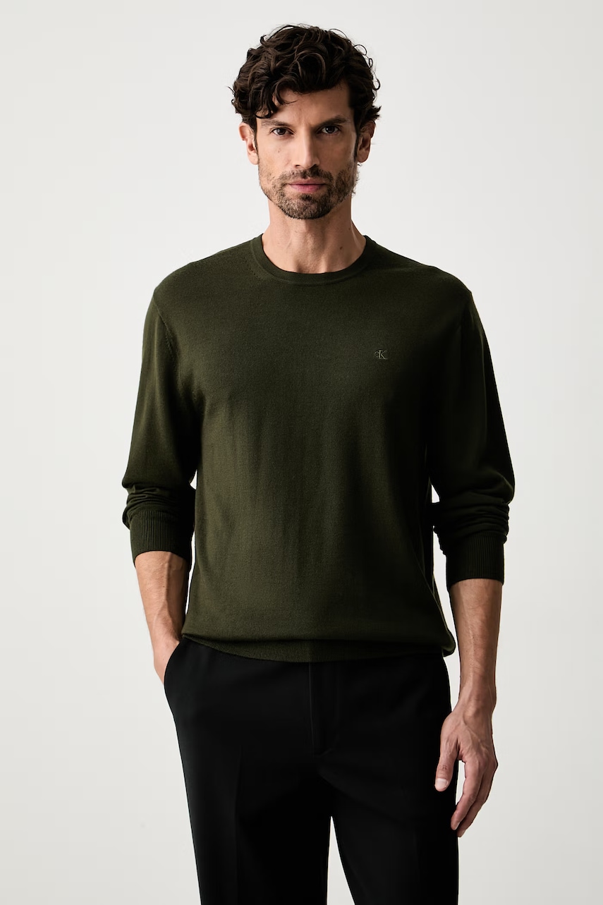 Calvin Klein sweter męski wełniany