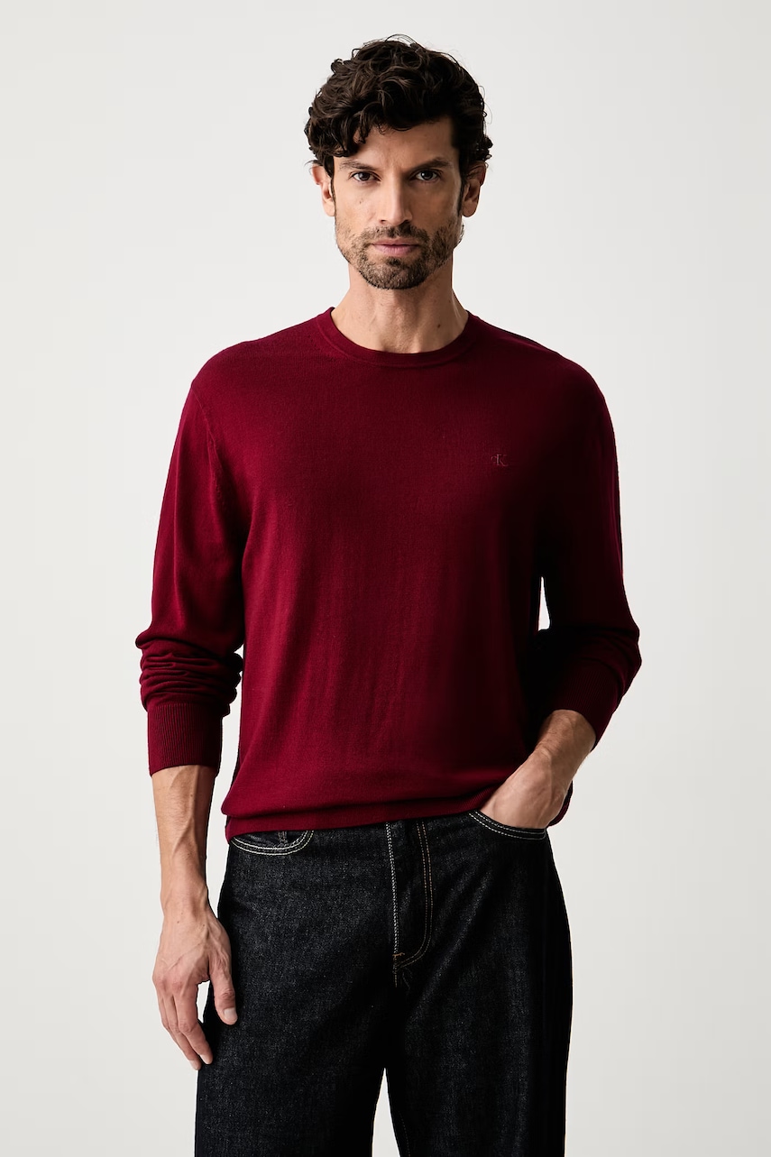 Calvin Klein sweter męski wełniany