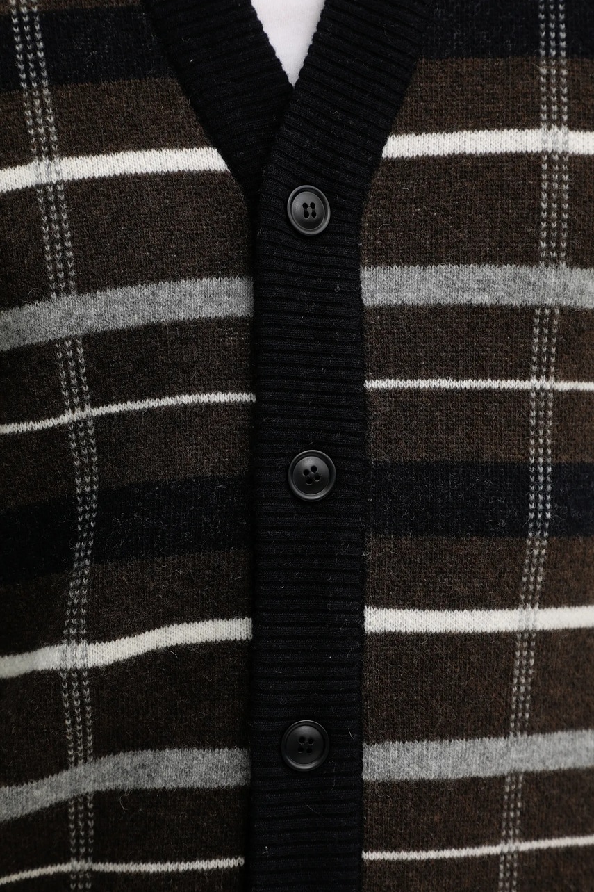 Vlněný kardigan Barbour KANE (obrázek 5)