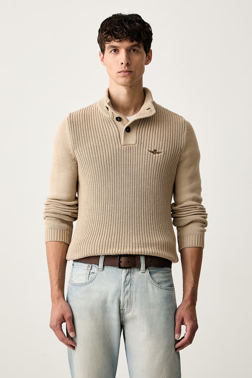 Aeronautica Militare sweter męski bawełniany
