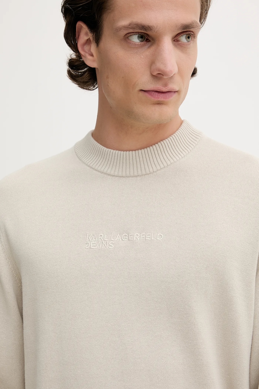 Bavlnený sveter Karl Lagerfeld Jeans