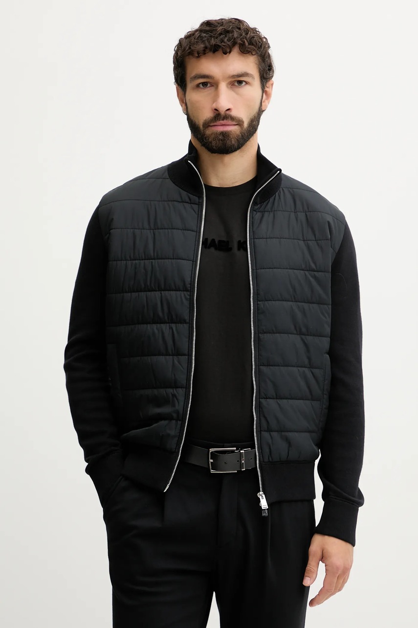 BOSS geacă culoarea negru, de tranziție, 50549991